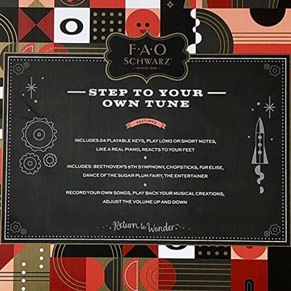 FAO Schwarz Giant Dance-On Piano Mat - Picture 2 of 3